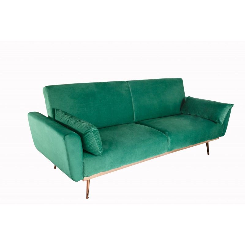 ELEGABAS bársonyszövetes kanapé smaradzöld smaragdgreen velvet 208cm 39914_4