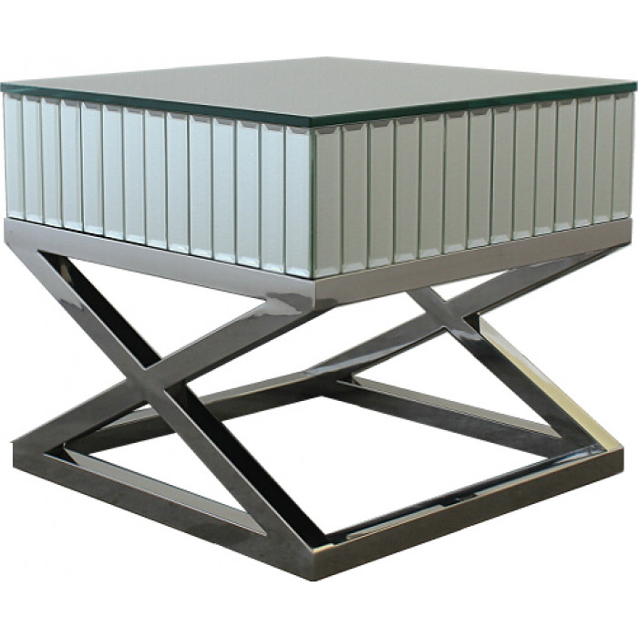MCO – 5004 Nüxa Silver tükrös lerakóasztal (1)