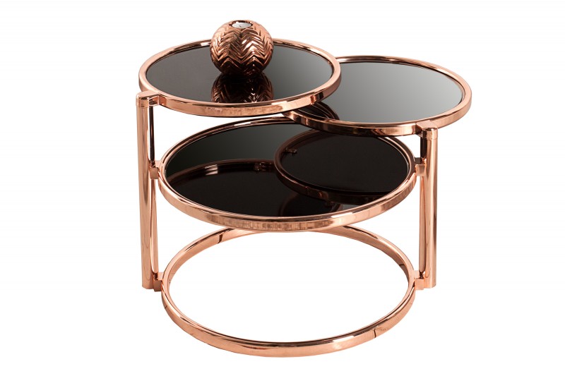 NVI – 36065 ArtDeco3 Copper lerakóasztal – black (4)