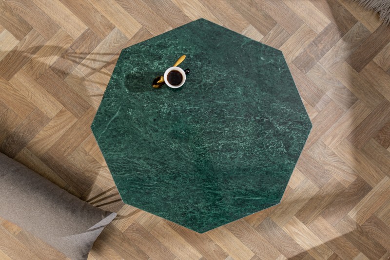 NVI - 40392 Diamond dohányzóasztal 70 - green marble (2)