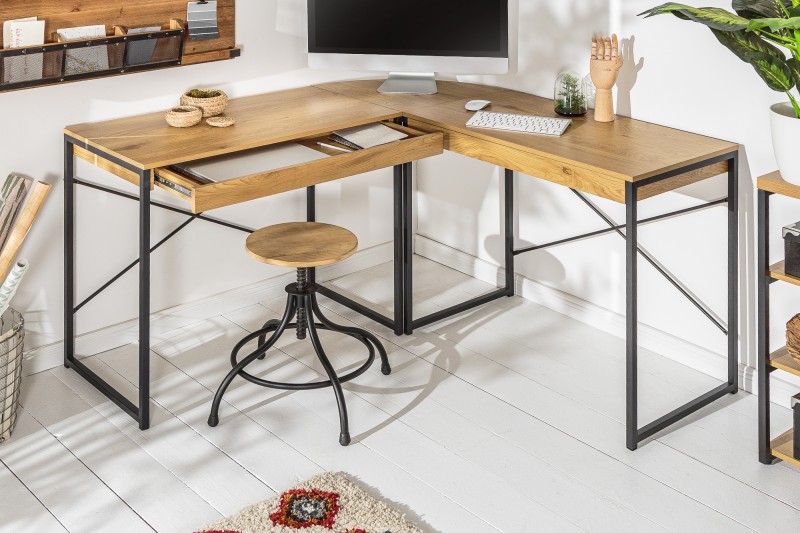 NVI – 40625 Studio sarok íróasztal 110 – oak look (1)