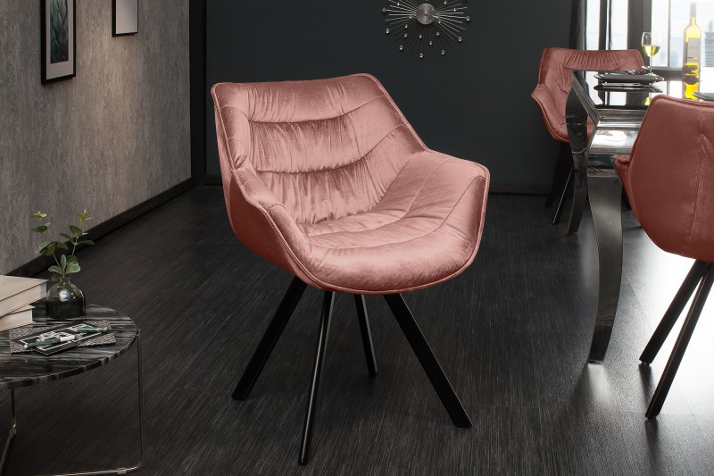 NVI - 39476 Dutch Comfort étkezőszék - altrosa velvet (6)
