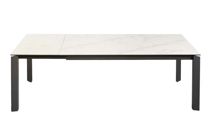NVI – 41453 X7 kerámialapos bővíthető étkezőasztal 180-240 – white marble optik (4)