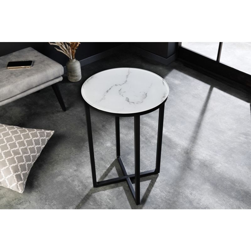 irfNVI – 42162 Elegance lerakóasztal ø40 – marble optik (5)