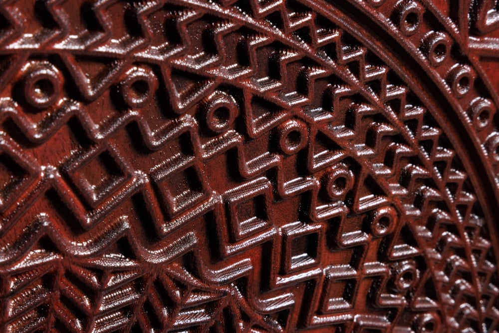 NVI - 41106 Mandala bárszekrény - mangófa (4)