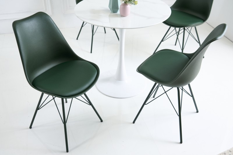 NVI - 42037 Scandinavia Meister Gold étkezőszék - dark green PU (5)