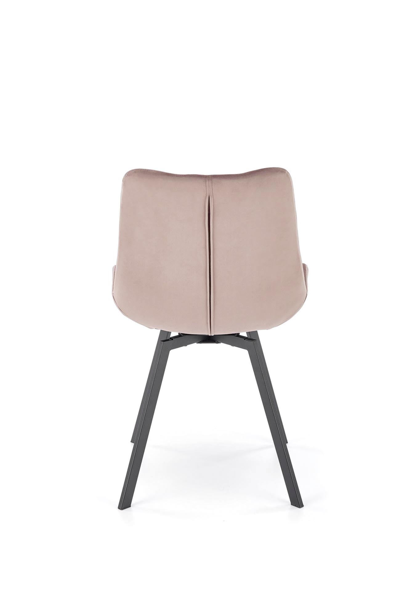 Halmar - K519 forgó étkezőszék - beige velvet (14)