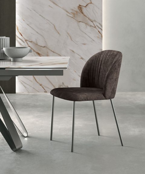 SEDIT Italia - AGATA Boutique étkezőszék - választható szövetlábszín (5)