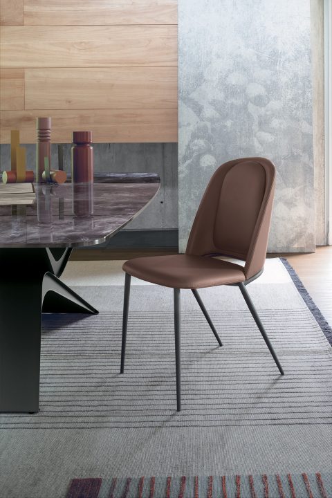 SEDIT Italia - SEVENTY Atelier étkezőszék - választható szövetlábszín (8)