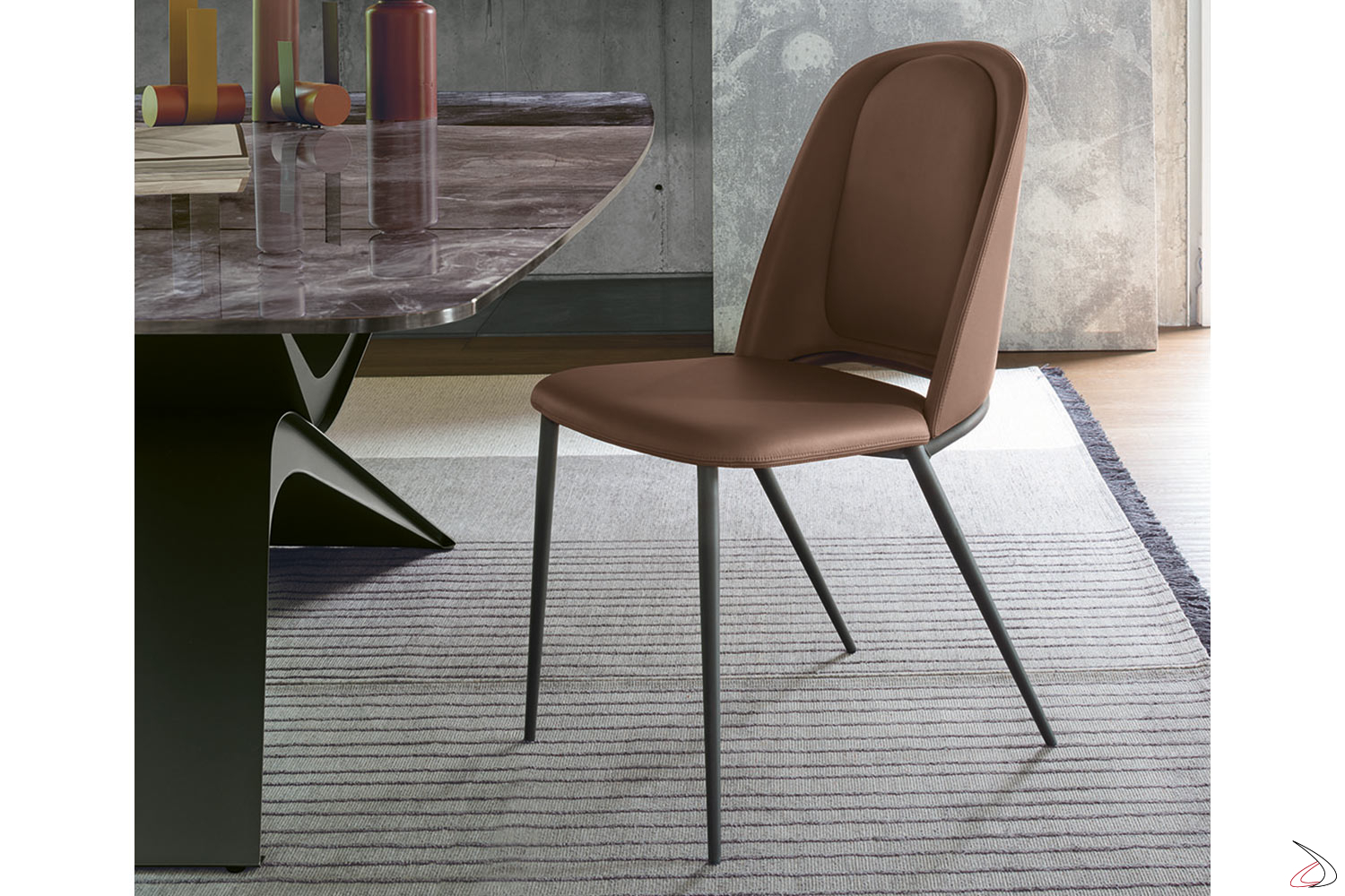 SEDIT Italia - SEVENTY Atelier étkezőszék - választható szövetlábszín (9)