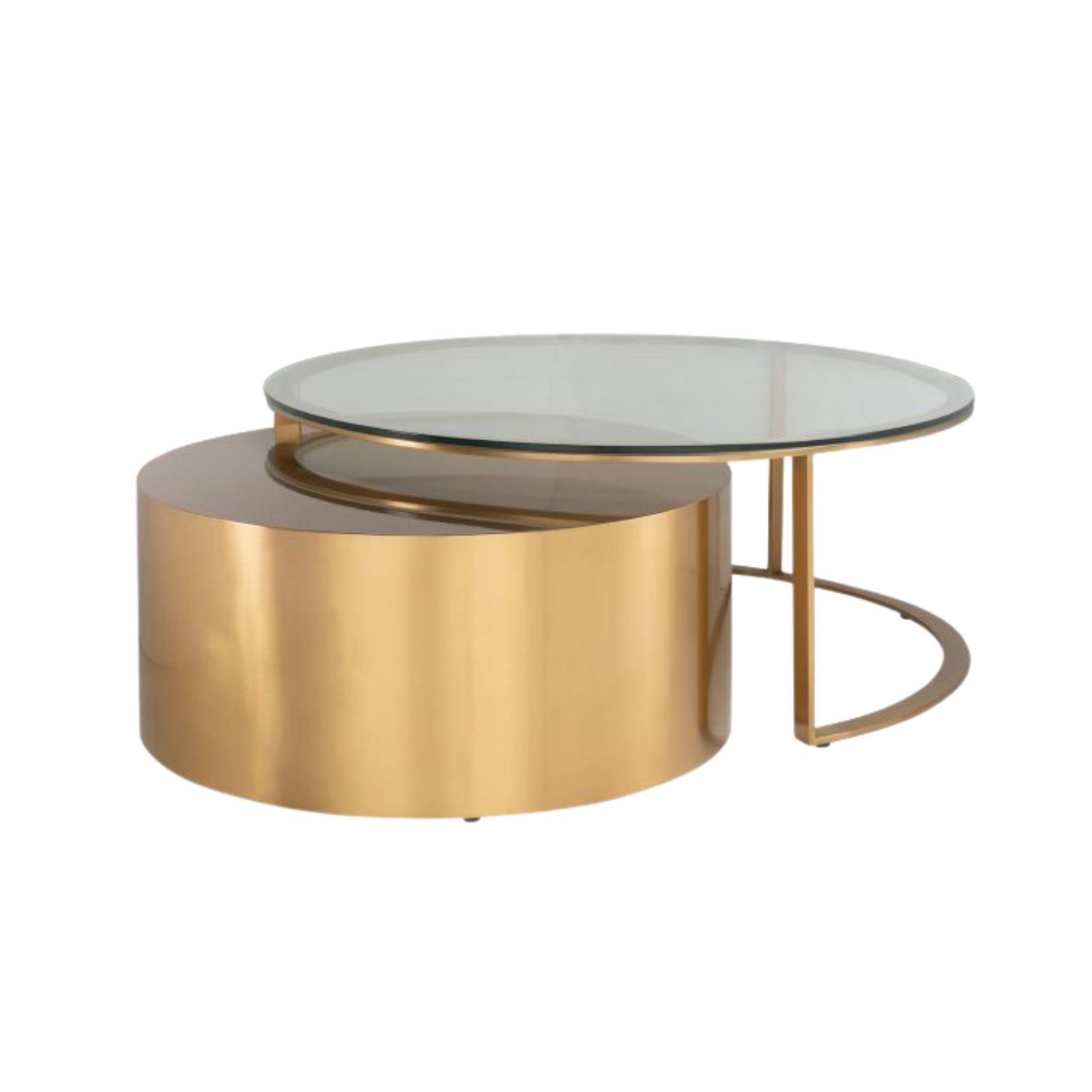 CKK - FOX gold metal glass