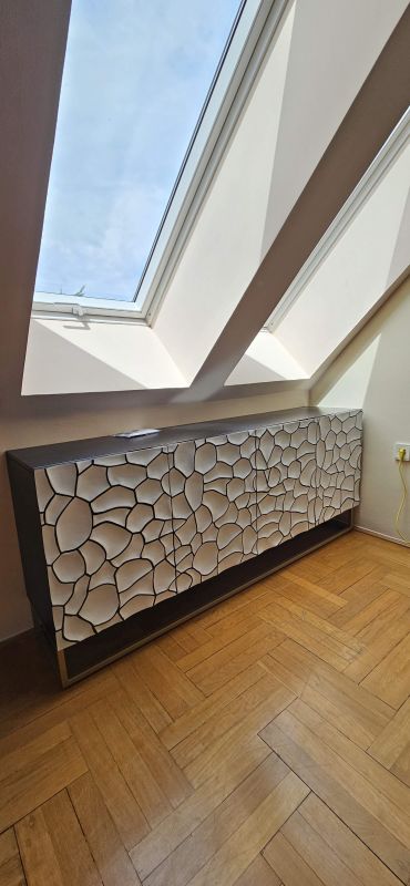 NVI - 44646 Vulcano White komód 180 - mangófa (7)