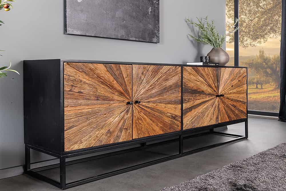 NVI - 44987 BARRACUDA Mango komód - brown teak (2)
