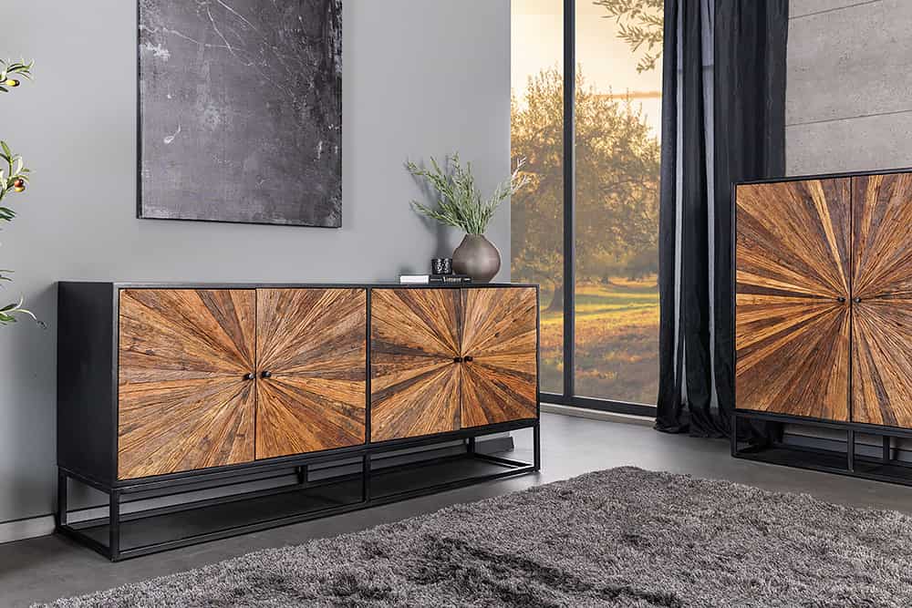 NVI - 44987 BARRACUDA Mango komód - brown teak (6)