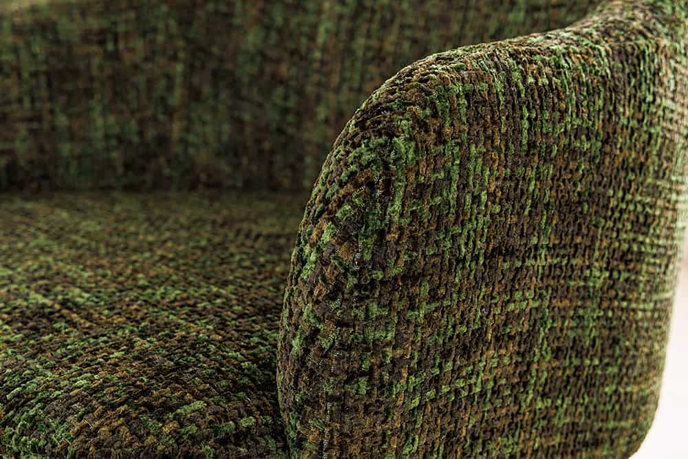 NVI - 45928 EXTRAVAGANCIA Champagne étkezőszék - dark green chenille (7)