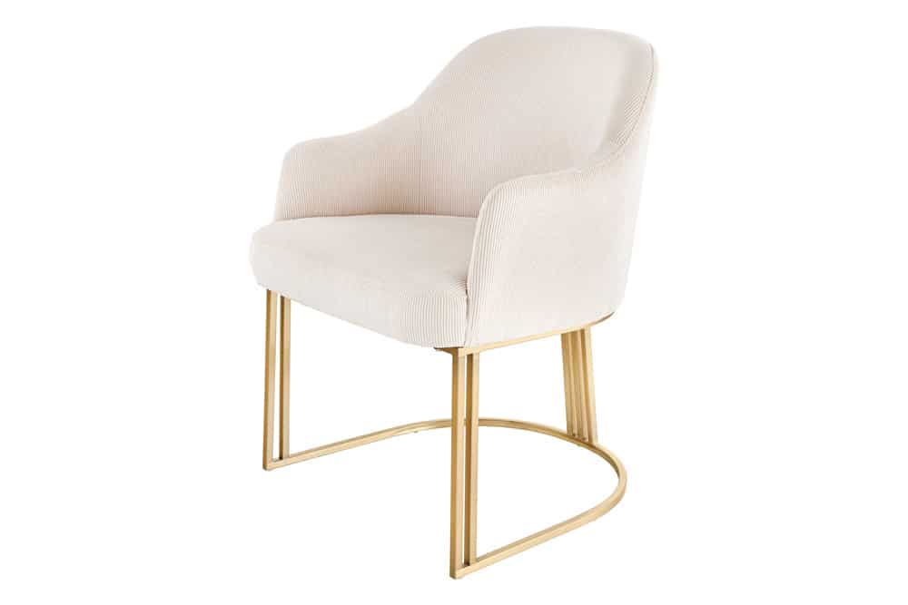 NVI - 46201 EXTRAVAGANCIA Champagne étkezőszék - beige cord (2)