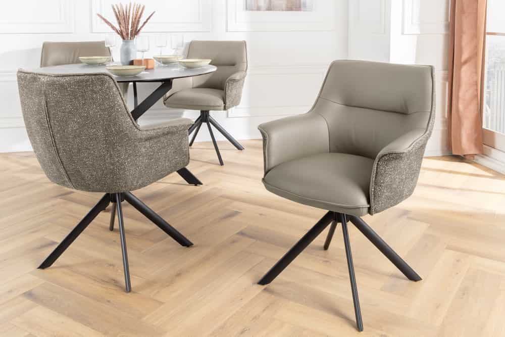NVI - 46990 LE GRAND 1 forgó étkezőszék - taupeleather (2)