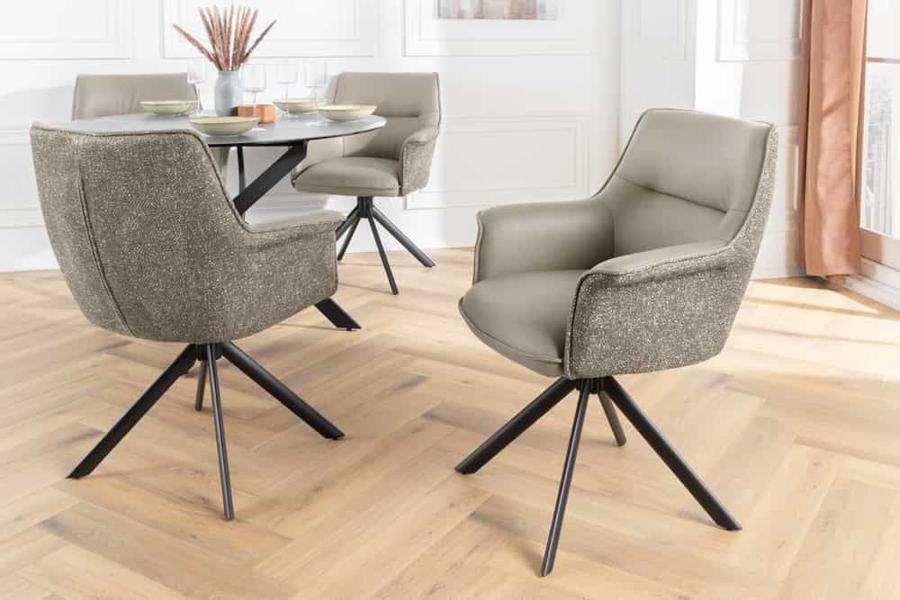 NVI - 46990 LE GRAND 1 forgó étkezőszék - taupeleather (3)
