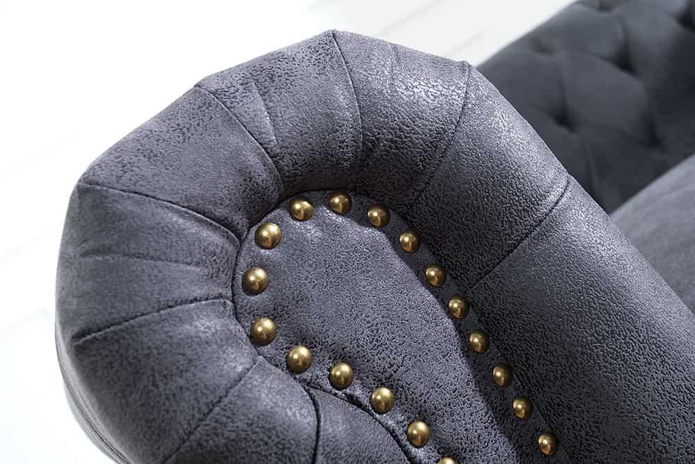 NVI - 37391 CHESTERFIELD II háromüléses kanapé 200 - grey (4)