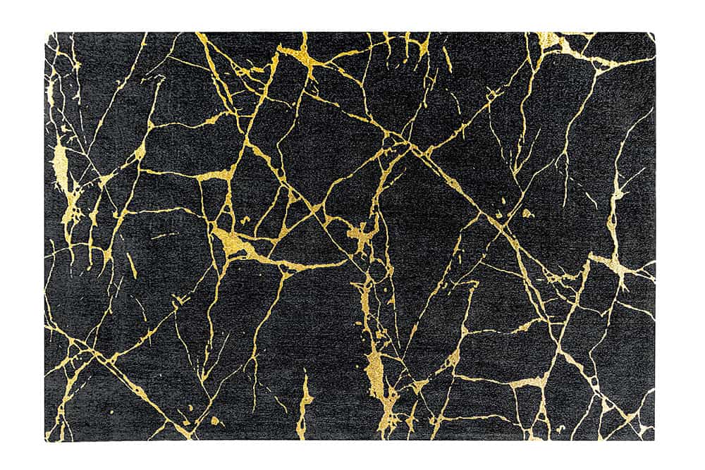 NVI - 43724 MARBLE Gold szőnyeg 240160 - black (2)