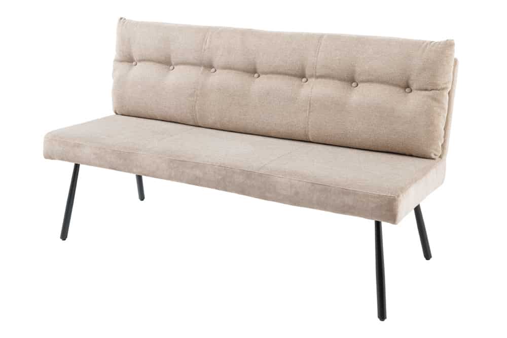 NVI - 44014 BIG GEORGE étkezőpad 160 - champagner beige velvet (2)