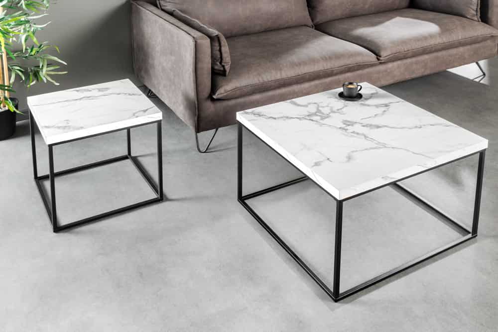 NVI - 44761ARCHITECTURE 2 dohányzóasztal-szett 6040 - white marble look (9)