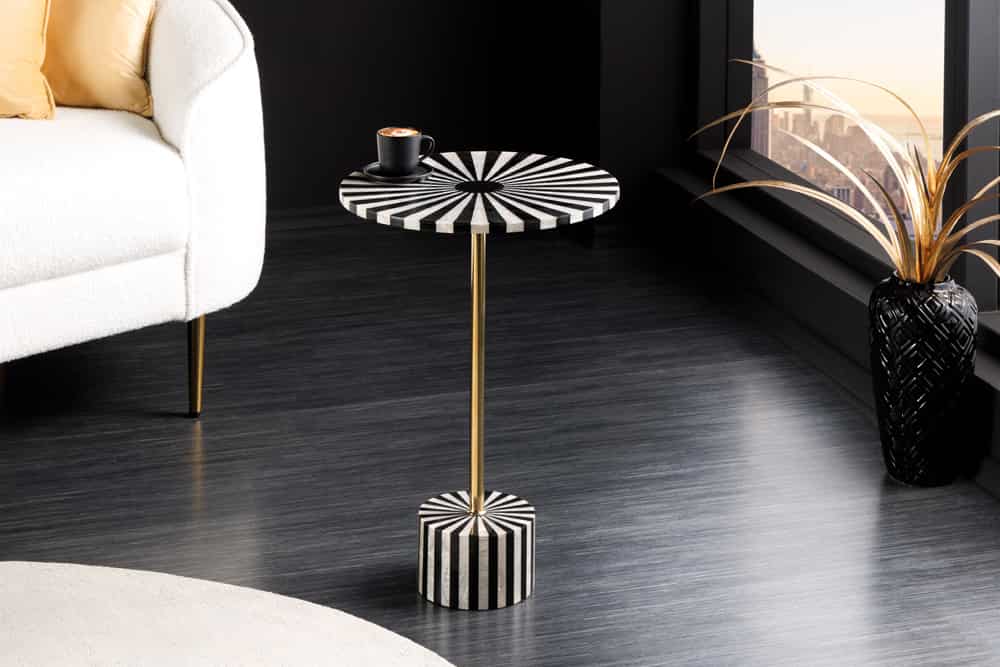 NVI - 44856 HARMONY NATURE lerakóasztal ⌀55 (12)
