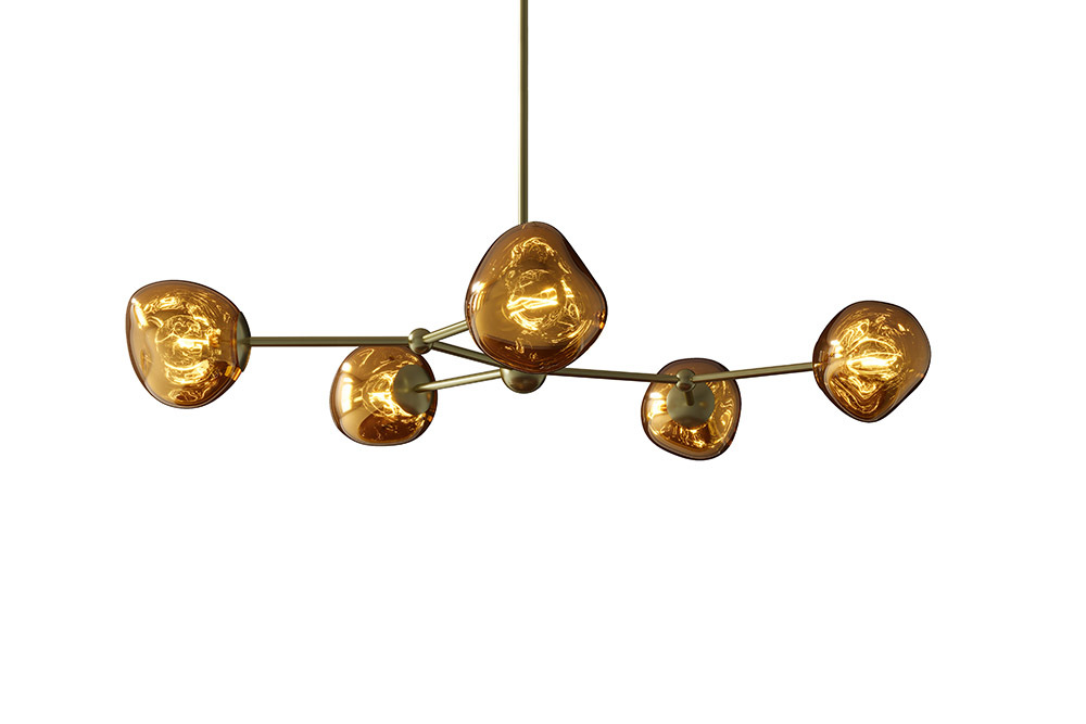 NVI - 46020 LIQUID DIAMOND Gold függőlámpa 100 (1)