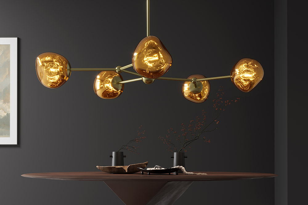 NVI - 46020 LIQUID DIAMOND Gold függőlámpa 100 (2)