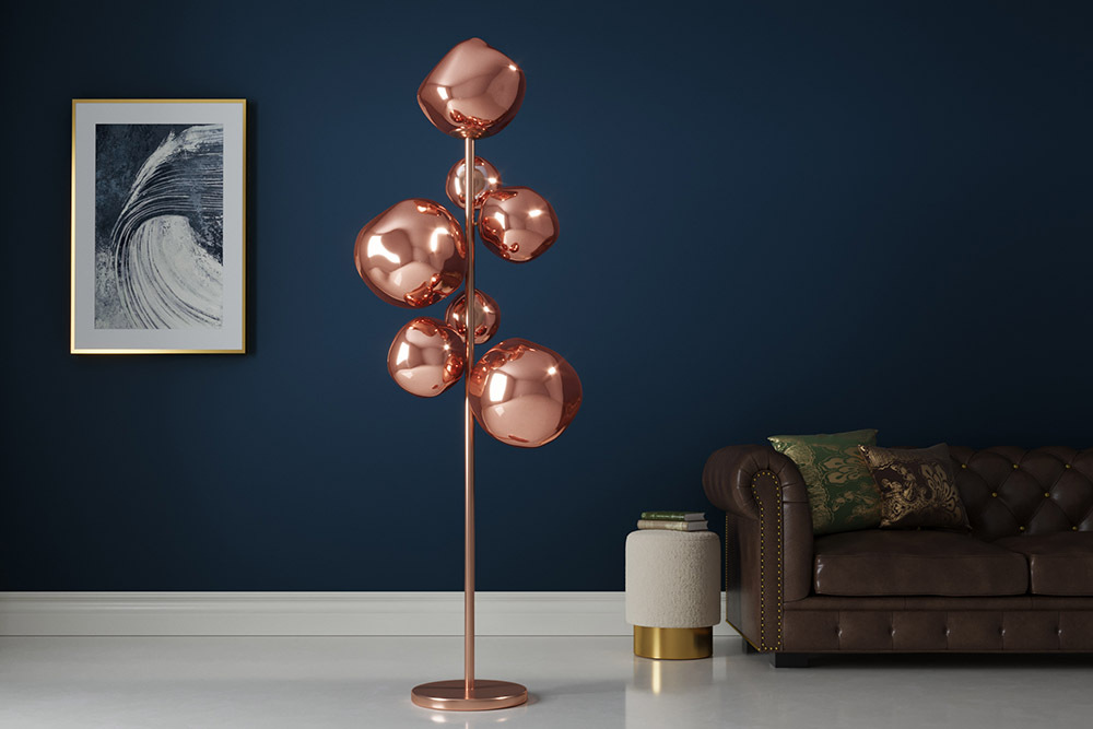 NVI - 46023 LIQUID DIAMOND Copper állólámpa 170 (4)
