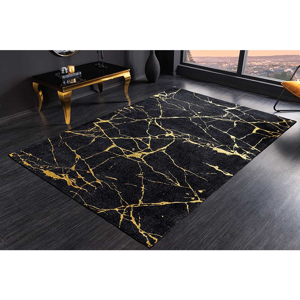 fokep_NVI - 43724 MARBLE Gold szőnyeg 240160 - black (3)