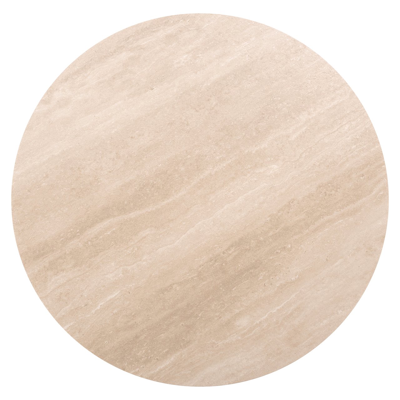 RICHMOND Interiors - 2137448760 RITZ Oak étkezőasztalbisztróasztal ⌀75 - travertine (3)