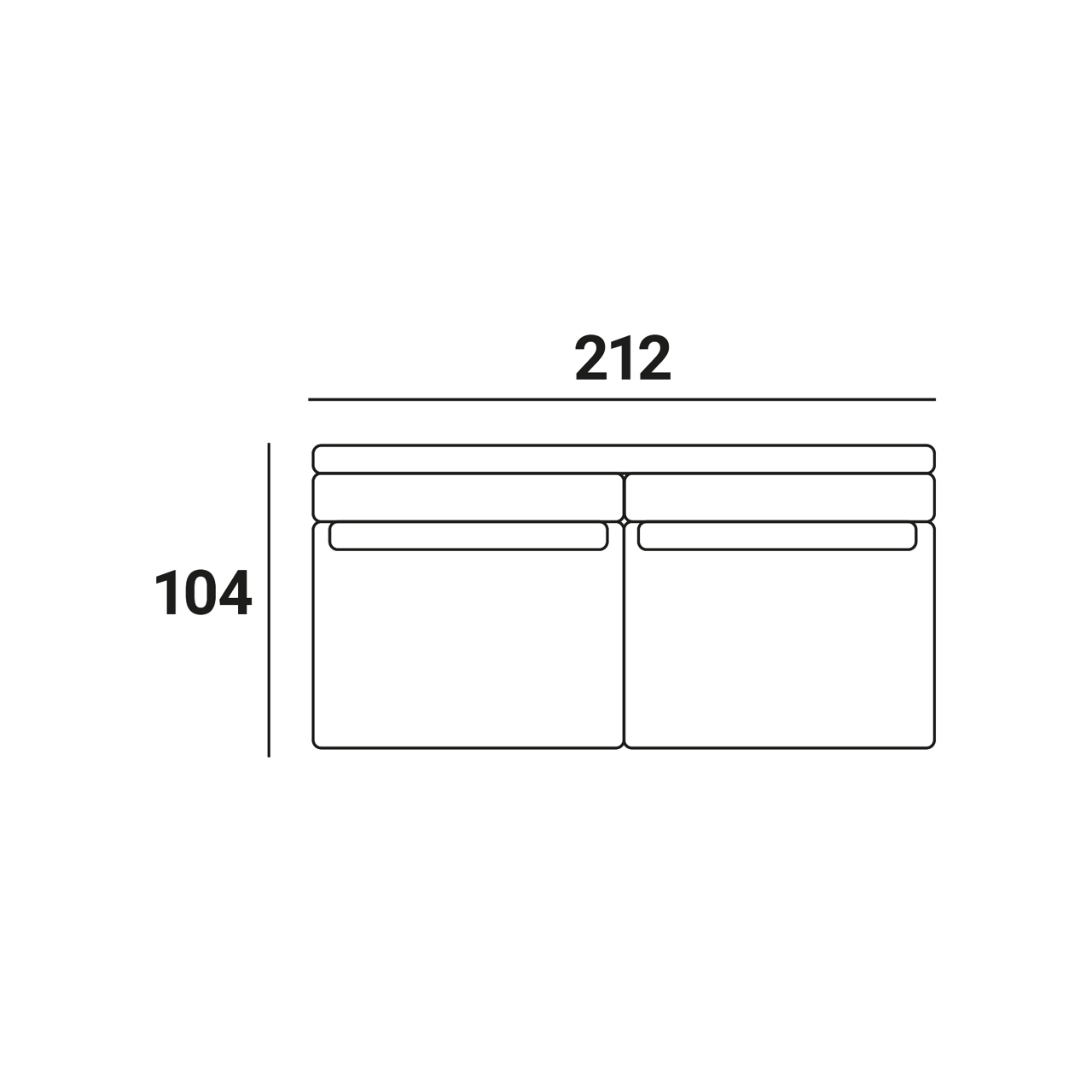 214267 - Sofa Boccaccia customized 3,5-seater without arms