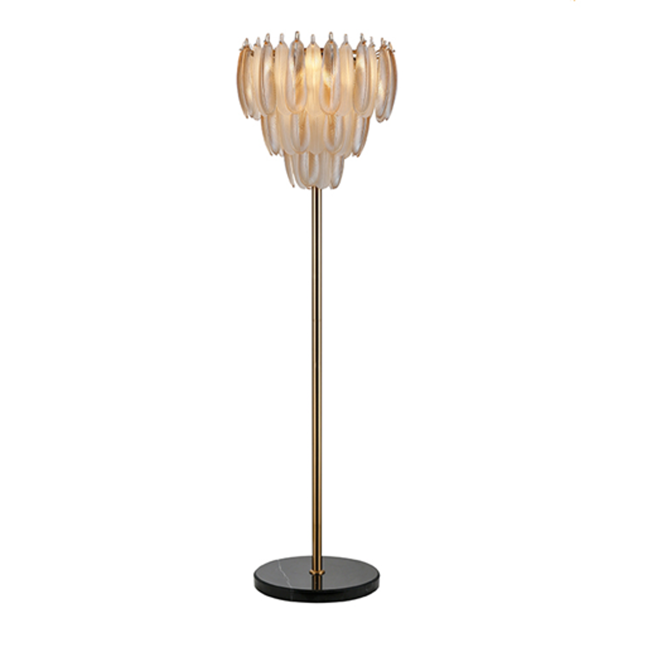 RICHMOND Interiors - 213859LB-0207 Chloe Brass Antique H170 állólámpa (1)