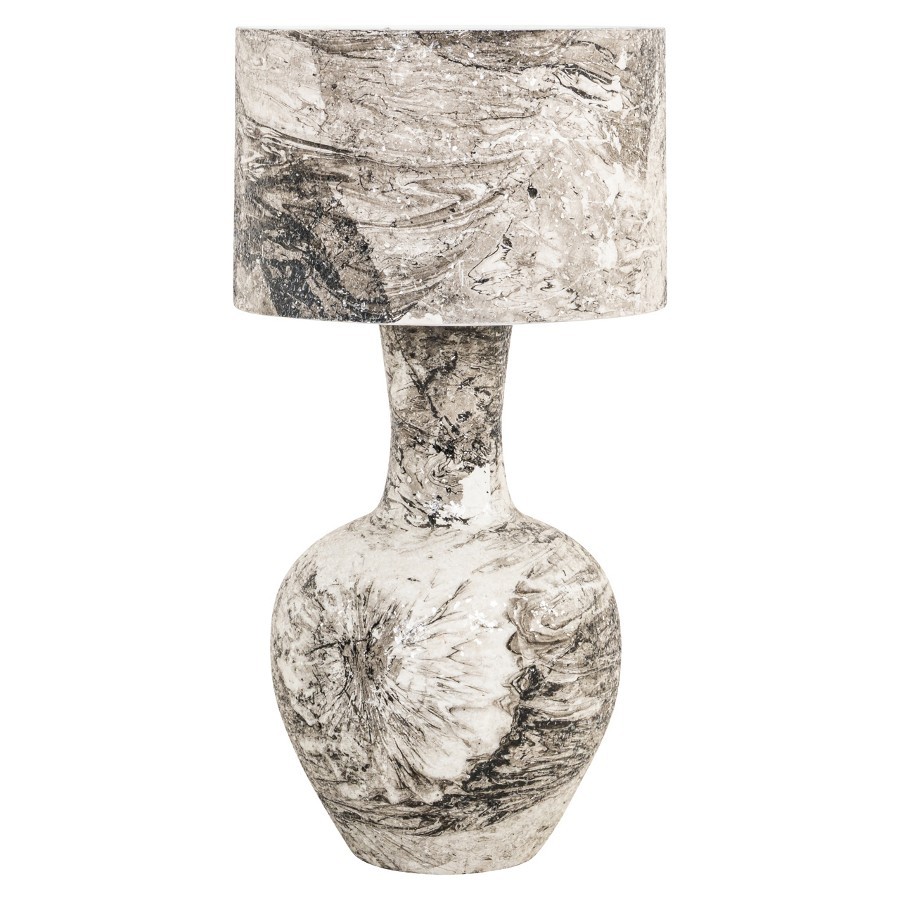RICHMOND Interiors - 214003 Cecile Black White asztali lámpa (2)