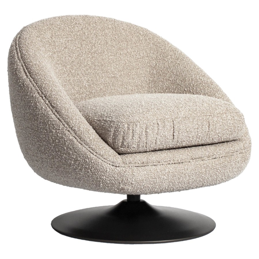 RICHMOND Interiors - 214116 Nodo forgó lounge fotel - natural chunky (1)