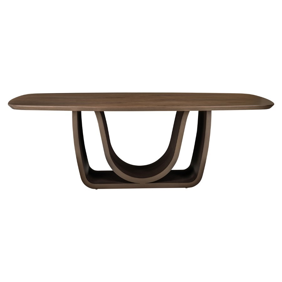 RICHMOND Interiors - 214559 WINDSOR Walnut Brass étkezőasztal 230 (5)