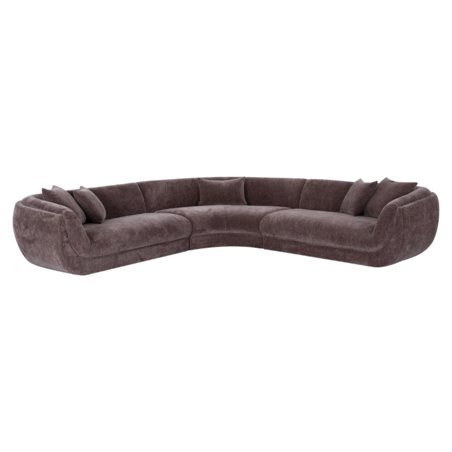 RICHMOND Interiors - 215516 Gianelle sarokkanapé 310 - dark brown (5)