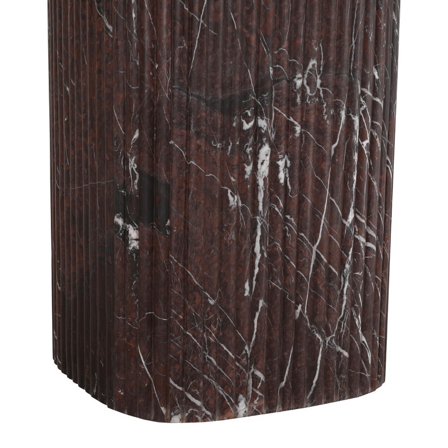 RICHMOND Interiors - 215652 ORCHID étkezőasztal - burgundy marble (4)
