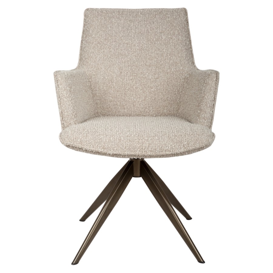 RICHMOND Interiors - 216037 Dakota Brush forgó étkezőszék - natural chunky (4)