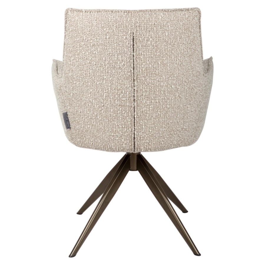 RICHMOND Interiors - 216037 Dakota Brush forgó étkezőszék - natural chunky (8)