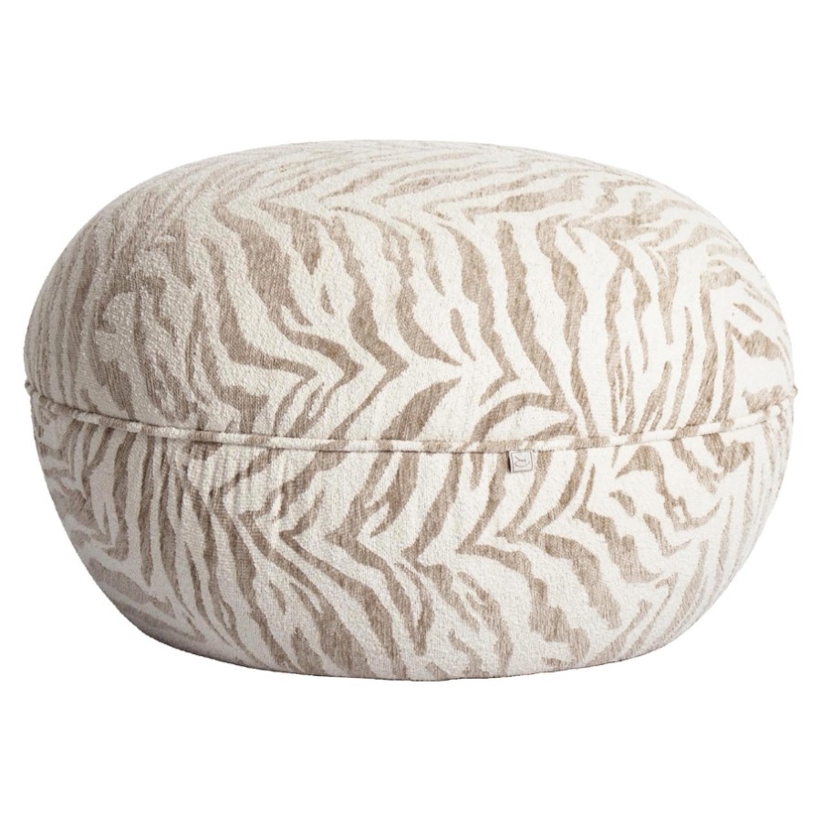 RICHMOND Interiors - 216043 Jace S4736 forgófotel (opc. puffal) - beige tiger (2)