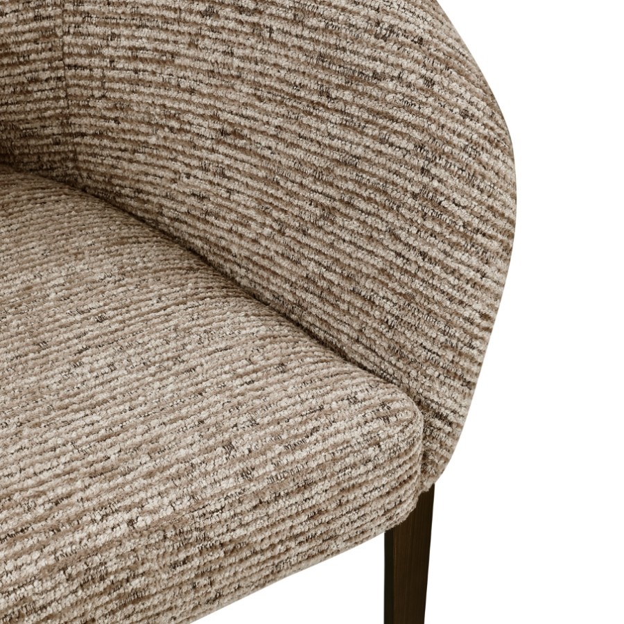 Richmond Interiors - 215450 Kenzi FR étkezőszék - mocca linear (2)