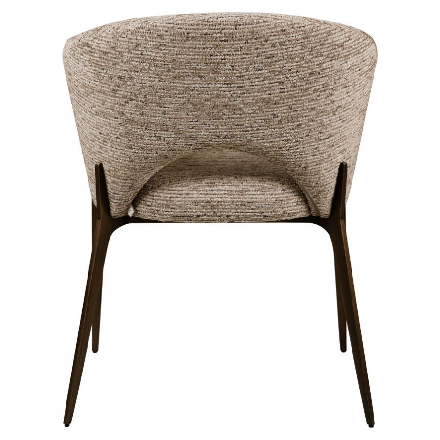 Richmond Interiors - 215450 Kenzi FR étkezőszék - mocca linear (3)