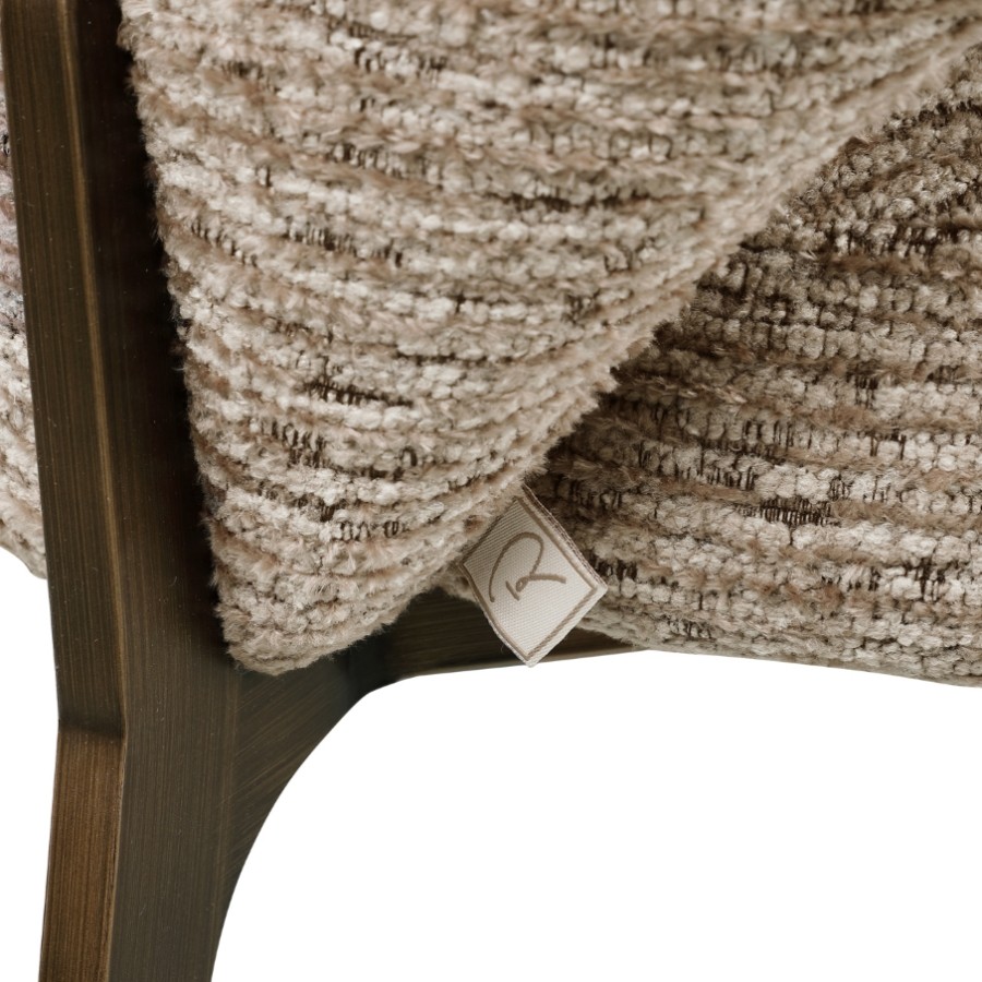 Richmond Interiors - 215450 Kenzi FR étkezőszék - mocca linear (8)