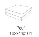 Passe Partout ADINO ALBERTO Pouf