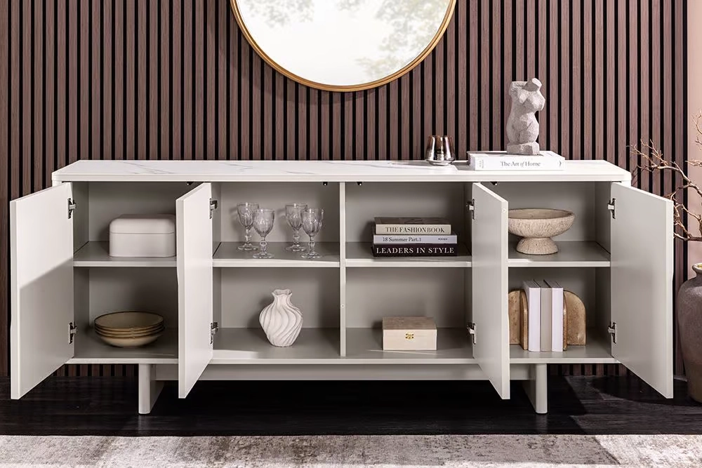 NVI - 47795 SAVOY komód 180 - white marble (8)