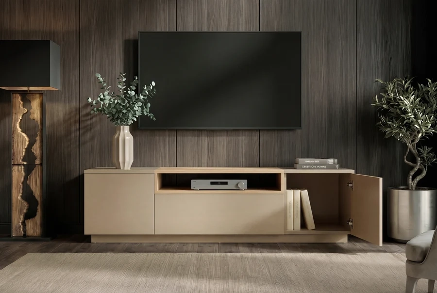 NVI - 47812 LOFT Mango TV-szekrény 160 - greige-natural (12)