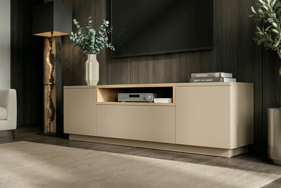 NVI - 47812 LOFT Mango TV-szekrény 160 - greige-natural (15)