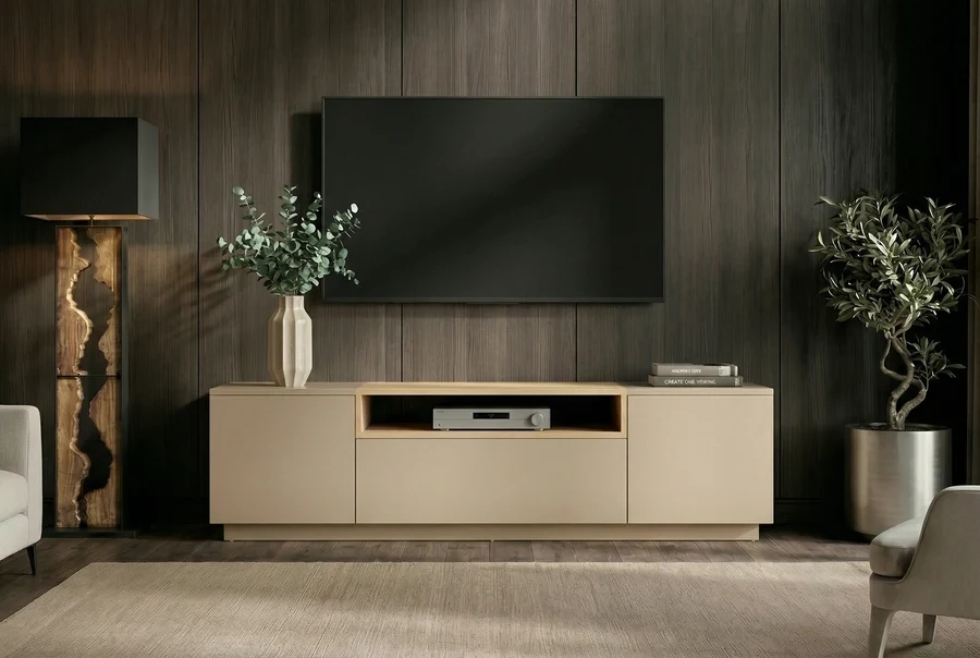 NVI - 47812 LOFT Mango TV-szekrény 160 - greige-natural (19)